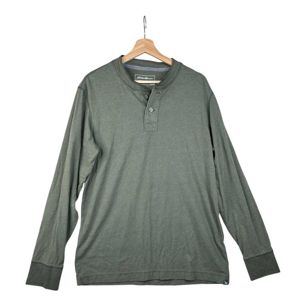 Eddie Bauer Long Sleeve Shirt‎ size Medium Green